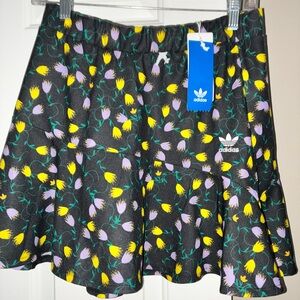 New Adidas Originals Womens Allover Print Skirt Sz S